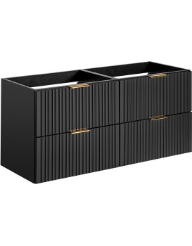 Skříňka pod umyvadlo Casad 120 cm černá