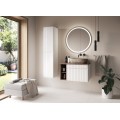Koupelnové zrcadlo s LED osvětlením Venus 60 cm bílé