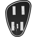 LED zrcadlo IMPALA 73,7 cmx102,8 cm
