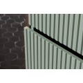 Závěsná skříňka pod umyvadlo Line Reed Green s deskou 120 cm zelená/dub casella
