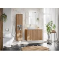 Vysoká koupelnová skříňka Nova Oak A 80-03-2D dub evoke