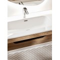 Závěsná skříňka pod umyvadlo Ocean 120 cm dub olejovaný/béžová