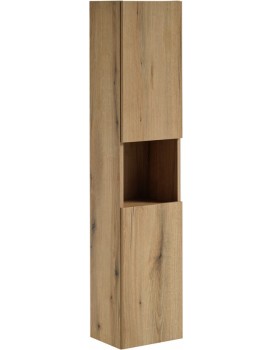 Vysoká koupelnová skříňka Nova Oak A 80-03-2D dub evoke
