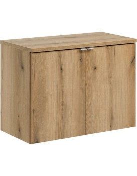Závěsná skříňka pod umyvadlo Nova Oak II s deskou 80 cm dub coast evoke