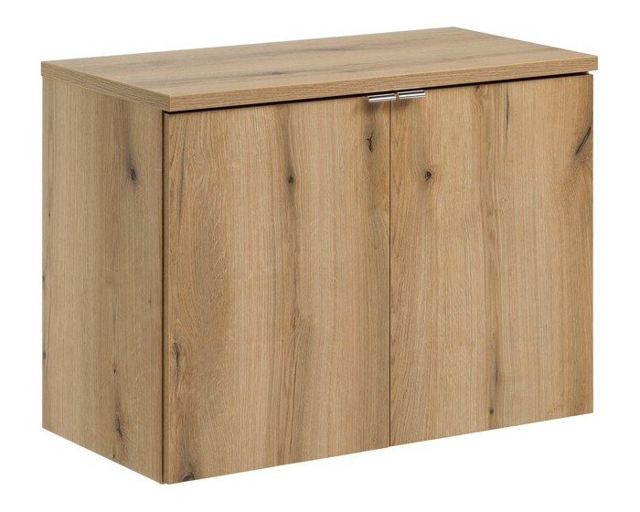 Závěsná skříňka pod umyvadlo Nova Oak II s deskou 80 cm dub coast evoke