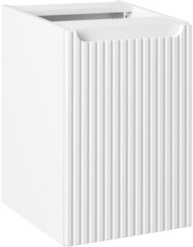 Závěsná skříňka s košem na prádlo Nova White 40 cm bílá