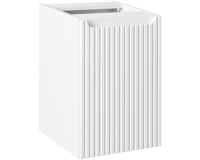 Závěsná skříňka s košem na prádlo Nova White 40 cm bílá