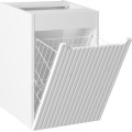 Závěsná skříňka s košem na prádlo Nova White 40 cm bílá