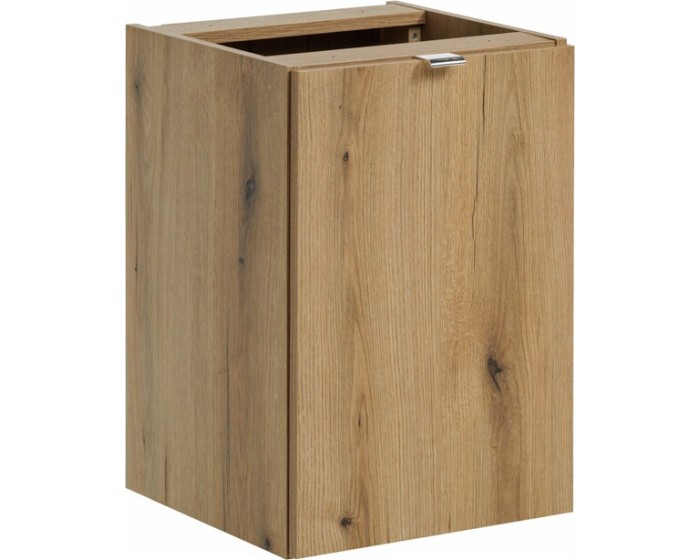 Závěsná umyvadlová skříňka Nova Oak 81-40-1DK 40 cm s košem na prádlo dub evoke