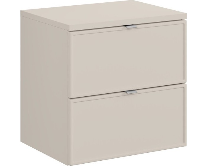 Závěsná skříňka Bella Cashmere s deskou 60 cm kašmírová