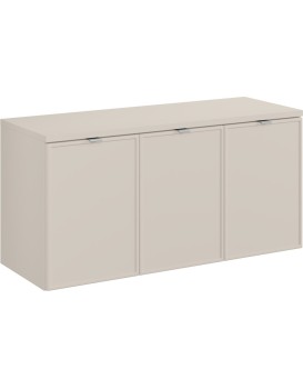 Závěsná skříňka Bella Cashmere s deskou 120 cm kašmír