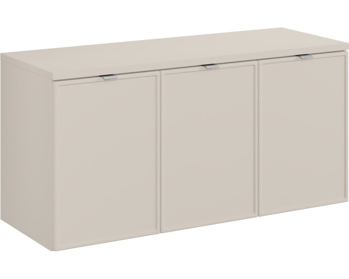 Závěsná skříňka Bella Cashmere s deskou 120 cm kašmír