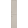 Vysoká závěsná koupelnová skříňka Bella Cashmere 2D kašmírová