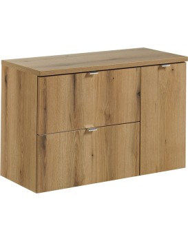 Závěsná skříňka pod umyvadlo Nova Oak 90 cm dub coast evoke