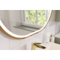 Koupelnová sestava Casad Nature Magic s deskou, umyvadlem, skříňkami a zrcadlem 60 cm černá