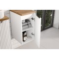 Závěsná koupelnová skříňka Nova White 81-30-1D bílá