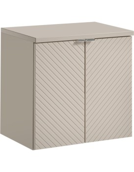 Závěsná skříňka Viva Cashmere s deskou 60 cm kašmírová