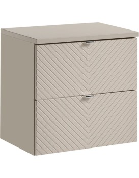 Závěsná skříňka pod umyvadlo Viva Cashmere s deskou 60 cm kašmír