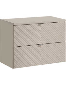 Závěsná skříňka pod umyvadlo Viva Cashmere s deskou 80 cm kašmír