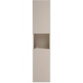 Vysoká závěsná koupelnová skříňka Viva Cashmere 80-03-2D kašmírová