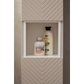 Vysoká závěsná koupelnová skříňka Viva Cashmere 80-03-2D kašmírová