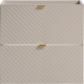 Závěsná umyvadlová skříňka Viva Cashmere 82-60-2S kašmírová