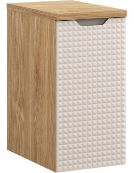 Závěsná koupelnová skříňka Luxor Beige s deskou 81-30-1D béžová/dub olejovaný