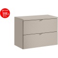 Závěsná skříňka pod umyvadlo Viva Cashmere s deskou 80 cm kašmír