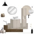 Závěsná skříňka Viva Cashmere s deskou 60 cm kašmírová
