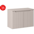 Závěsná skříňka pod umyvadlo Nova Cashmere I s deskou 80 cm kašmír