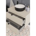Závěsná skříňka pod umyvadlo Dalia Cashmere 80 cm kašmír