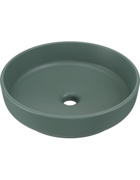 Umyvadlo na desku RIVER I 40 cm tmavě zelené