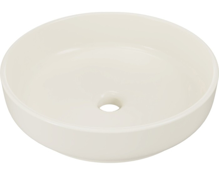 Umyvadlo na desku RIVER I 40 cm ivory