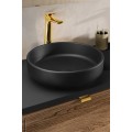 Umyvadlo na desku RIVER I 40 cm černé