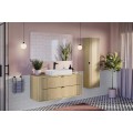 Deska pod umyvadlo Ovalia 120 cm dub Cremona
