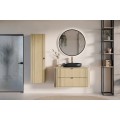 Závěsná skříňka pod umyvadlo Ovalia 100 cm dub Cremona