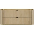 Závěsná skříňka pod umyvadlo Ovalia 120 cm dub Cremona