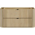 Závěsná skříňka pod umyvadlo Ovalia 100 cm dub Cremona