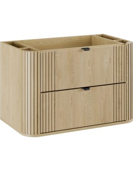 Závěsná skříňka pod umyvadlo Ovalia 80 cm dub Cremona