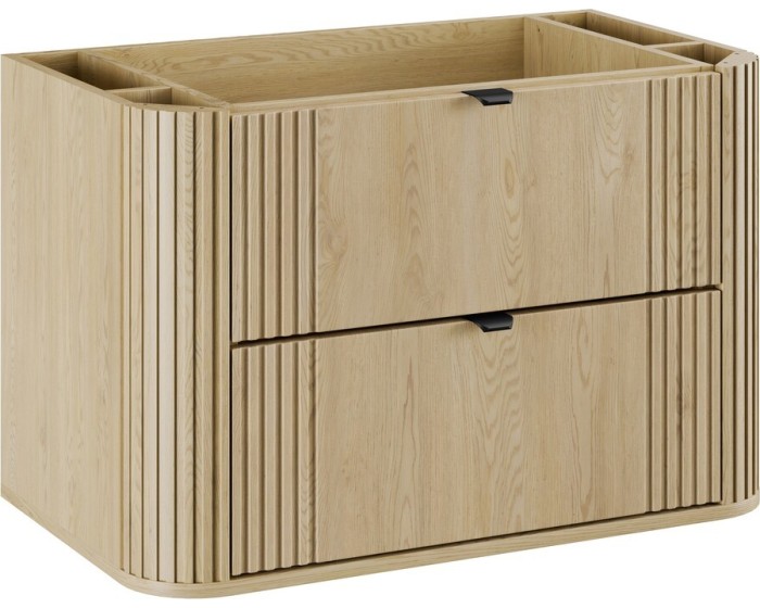 Závěsná skříňka pod umyvadlo Ovalia 80 cm dub Cremona