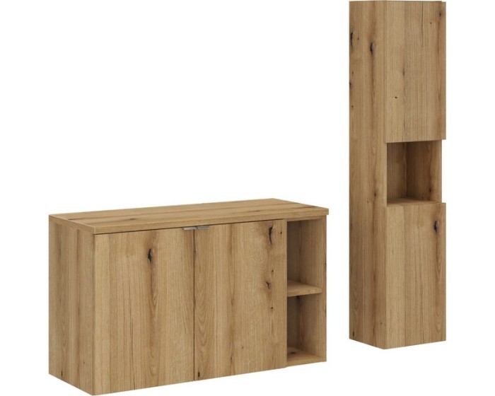 Koupelnová sestava Nova Oak se skříňkami 100 cm dub evoke