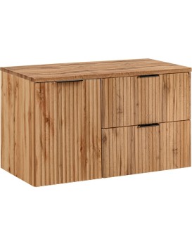 Závěsná skříňka Casad s deskou 100 cm dub wotan