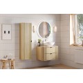 Deska pod umyvadlo Ovalia 80 cm dub Cremona