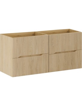 Závěsná skříňka pod umyvadlo Nordic 120 cm dub cremona