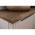 Závěsná skříňka pod umyvadlo Nova Cashmere Nature s deskou 60 cm kašmírová/dub casella
