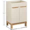 Skříňka pod umyvadlo Bali 2D 60 cm kašmír/dub wotan
