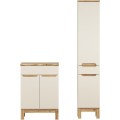 Koupelnová sestava Bali Nature s deskou a skříňkami 60 cm kašmírová/dub wotan