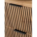 Závěsná skříňka Casad Nature s deskou 80 cm dub wotan/černá