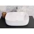 Závěsná skříňka Casad Nature Smile s deskou a umyvadly 120 cm dub wotan/černá
