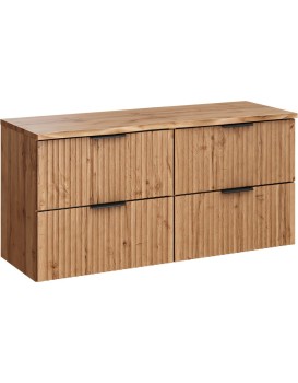 Závěsná skříňka Casad Nature s deskou 120 cm dub wotan